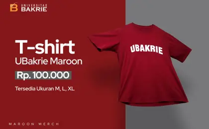 T-shirt Maroon - Foto produk