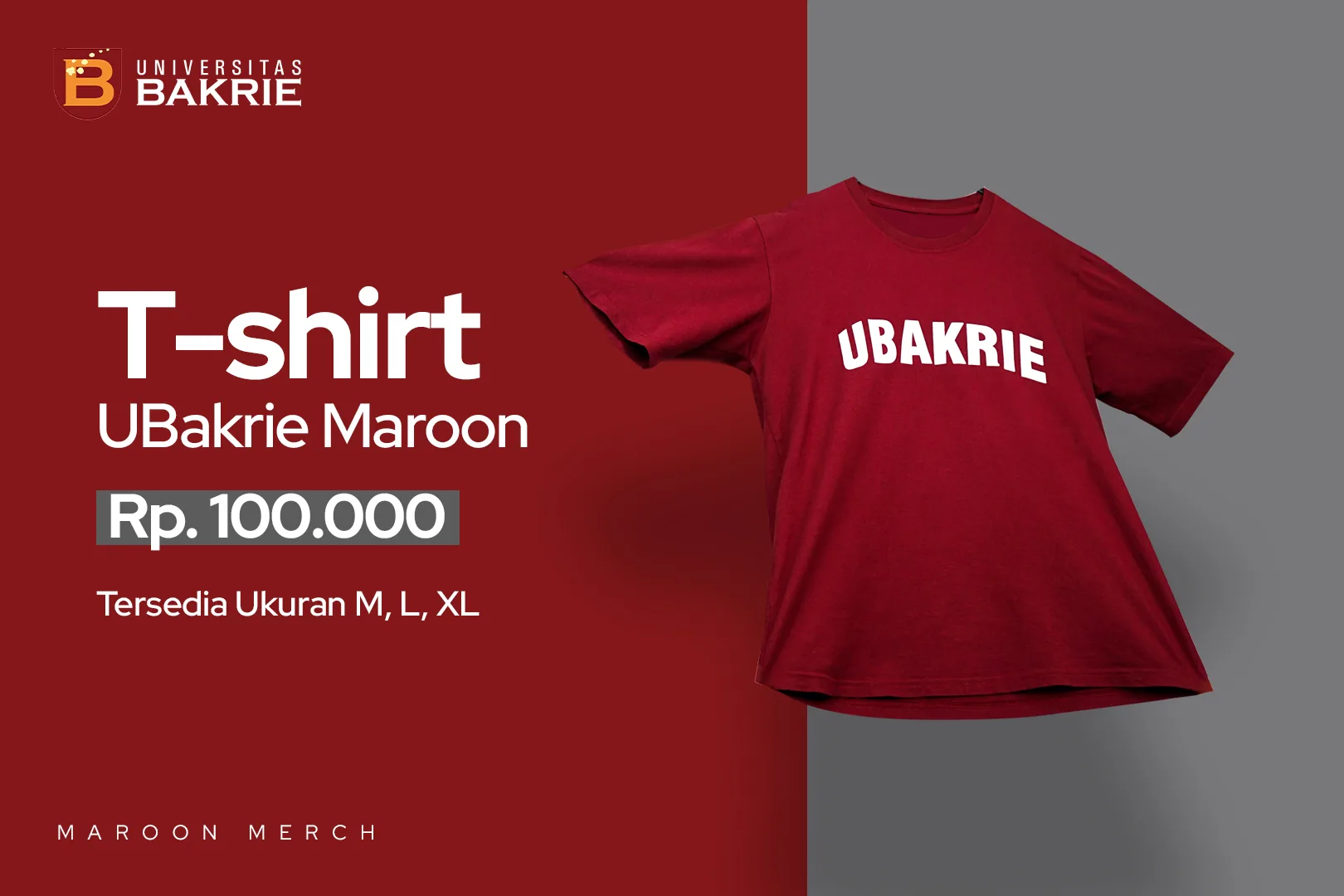 T-shirt Maroon
