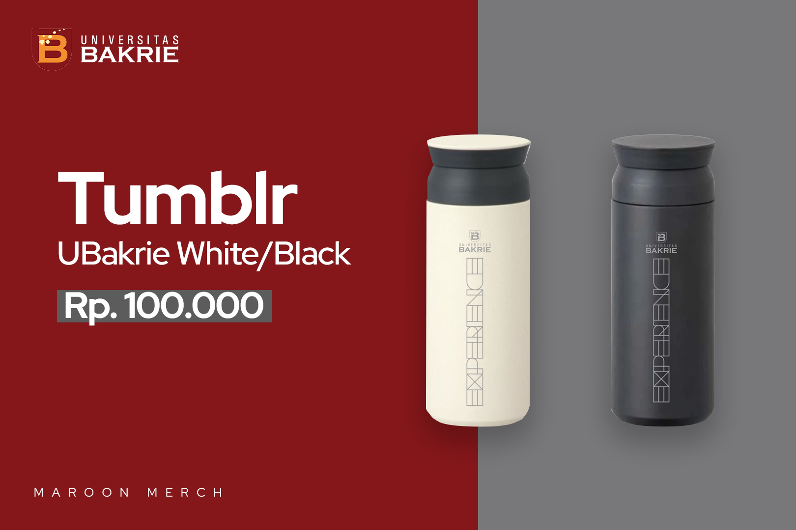 Tumblr UBakrie White/Black - Foto produk Tumblr UBakrie White/Black